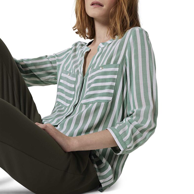 Blouses et chemises Femme Vert : Blouses et chemises Femme Vert